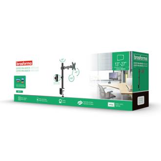 SUPORTE P/ MONITOR ARTICULADO 13" A 32" - BM811 - PRETO - UN - BRASFORMA