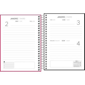 AGENDA ESPIRAL NEON M4 - 393932 - PCT 5 - TILIBRA