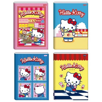 CADERNO BROCHURAO CAPA DURA 80FLS - 72981-26 - HELLO KITTY - UN - JANDAIA