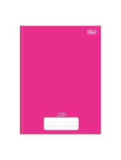 CADERNO BROCHURAO CAPA DURA 96FLS - D+ - ROSA - PCT 5 - TILIBRA