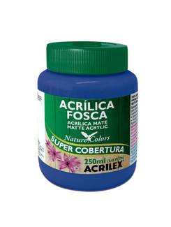 TINTA ACRILICA FOSCA 250ML  - AZUL TURQUESA - PCT 3 - ACRILEX