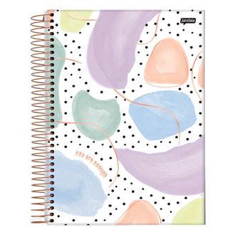 CADERNO UNIV CAPA DURA 10X1 160FLS - LA CREME - PCT 4 - JANDAIA