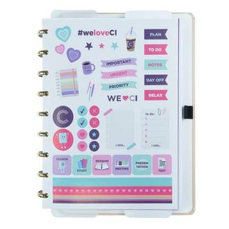CADERNO INTELIGENTE MEDIO CIMD3381 - BY GIULIA BENITE - UN - CADERNO INTELIGENTE