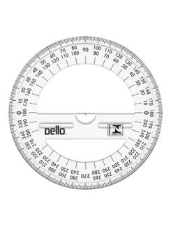 TRANSFERIDOR PLASTICO 360° 8431 - UN - DELLO