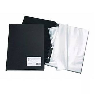 PASTA CATALOGO C/50 ENV MED OFICIO C/VISOR - 153 - PRETO - UN - DAC