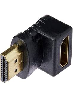 ADAPTADOR HDMI MACHO X HDMI FEMEA 90 GRAUS FIXO - UN - MD9