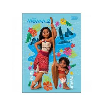 CADERNO BROCHURAO CAPA DURA 80FLS - MOANA - UN - TILIBRA