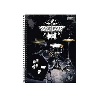 CADERNO UNIV CAPA DURA 1X1 80FLS - VIBE MASC - UN - TILIBRA