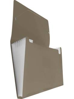 PASTA SANFONADA A4 12 DIVISORIAS - 1027 - FUME - UN - ACP