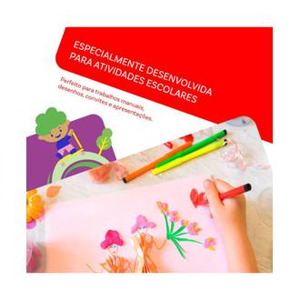 PAPEL CHAMEQUINHO  75G 100FLS - AMARELO - UN - CHAMEX