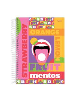 CADERNO UNIV CAPA DURA 10X1 160FLS - MENTOS - UN - JANDAIA