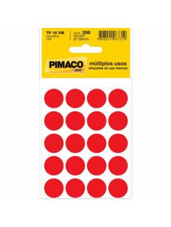 ETIQUETAS P/IDENTIFICACAO  - TP-19VM - UN - PIMACO