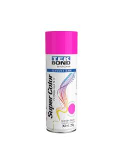 TINTA SPRAY FLUORESCENTE USO GERAL 350ML - ROSA - UN - TEKBOND