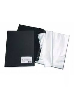 PASTA CATALOGO C/10 ENV FINO OFICIO C/VISOR - 1028 - PRETO - UN - DAC