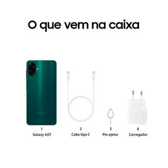 SMART SAMS GLX A07 OCTACORE/128GB/4 RAM/50MP/6,7P - VERDE - UN - SAMSUNG