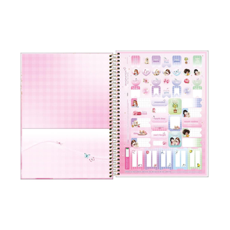 CADERNO UNIV CAPA DURA 1X1 80FLS - 308536 - JOLIE - PCT 4 - TILIBRA