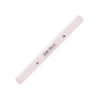 MARCADOR ARTISTICO PONTA DUPLA PERMANENTE - N43 - 57782 - BRANCO - UN - CIS