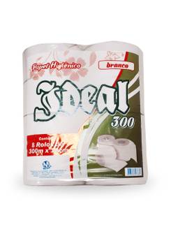 PAPEL HIGIENICO IDEAL 300 C/8 - 200M - NEUTRO - UN - MEYORS