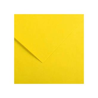 PAPEL IRIS VIVALDE A4 25FLS - 185G - AMARELO - UN - CANSON