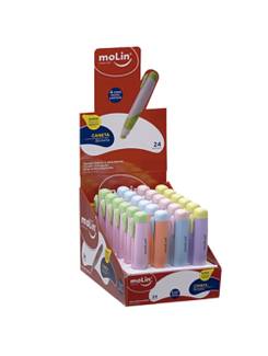 CANETA BORRACHA SORTIDAS - 14306 - CX 24 - MOLIN