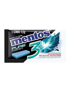 CHICLE MENTOS PURE FRESH 3+ 8,5G - MINT - UN - PERFETTI VAN MELLE