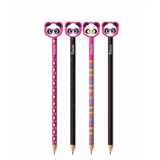 LAPIS PRETO HB LULUCA C/BORRACHA PONTEIRA - LU1203 - UN - SKYPAPER