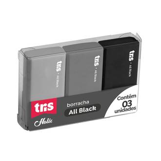 BORRACHA HOLIC ALL BLACK 910653 - UN - TRIS