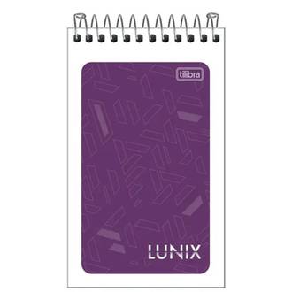 CADERNETA ESPIRAL AA 60FLS - LUNIX - UN - TILIBRA