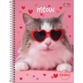 CADERNO UNIV CAPA DURA 1X1 96FLS - ZOOM+ FEM - UN - TILIBRA