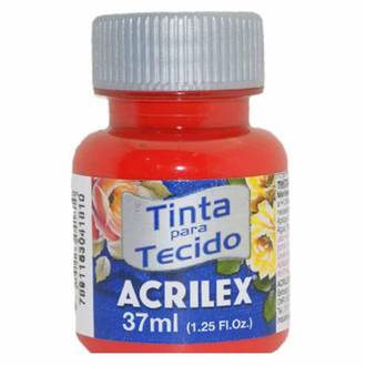 TINTA TECIDO FOSCA 37ML 04140 - VERM TER - CX 12 - ACRILEX