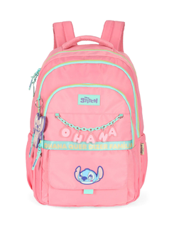 MOCHILA P/NB STITCH MJ50081SC - OHANA - SALMAO - UN - LUXCEL