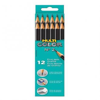 LAPIS PRETO N2 MULTICOLOR REDO 800MULT - CX 12 - FABER