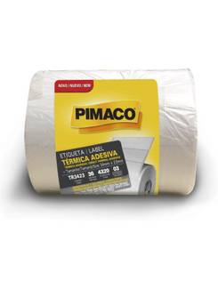 ETIQUETA ADESIVA TERM.ACRILICO 3 CARREIRAS - 36M - C/4320 - 34X23 - UN - PIMACO