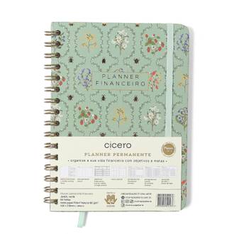 PLANNER PERMANENTE FINANCEIRO A5 / JARDIM VERDE - UN - CICERO