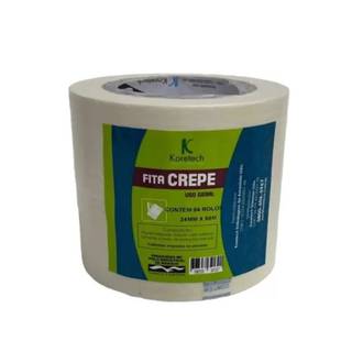 FITA ADESIVA CREPE 24X50 - 3057 - PCT 4 - KORETECH