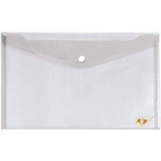 PASTA ENVELOPE C/ BOTAO A4 1087 - CRISTAL - UN - ACP