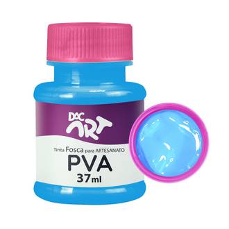 TINTA PVA FOSCA 37ML  - AZUL CELESTE - UN - DAC