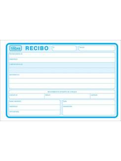 RECIBO COMERCIAL S/CANHOTO 50 FOLHAS - 206X139MM - UN - TILIBRA