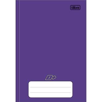 CADERNO 1/4 BROCHURA CAPA DURA 96FLS - D+ COLOR - ROXO - UN - TILIBRA
