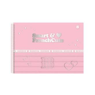 CADERNO DESENHO CAPA DURA 60FLS - ESPIRAL - REBECCA BOMBOM - PCT 5 - ANIMATIVA