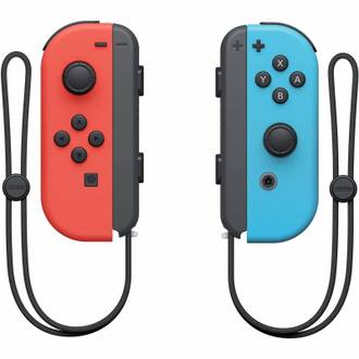 CONTROLE NINTENDO SWITCH JOYCON - VERMELHO E AZUL - UN - NINTENDO