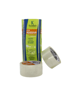 FITA EMPACOTAMENTO 45X40 - 2215 - TRANSPARENTE - PCT 5 - KORETECH