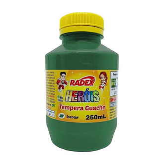 TINTA GUACHE 250ML  - VERDE - PCT 3 - RADEX