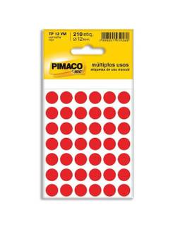ETIQUETAS P/IDENTIFICACAO  - TP-12VM - UN - PIMACO
