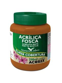 TINTA ACRILICA FOSCA 250ML  - MARROM - PCT 3 - ACRILEX