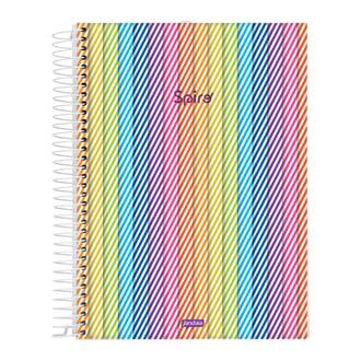 CADERNO UNIV CAPA DURA 10X1 160FLS - SPIRO - PCT 4 - JANDAIA