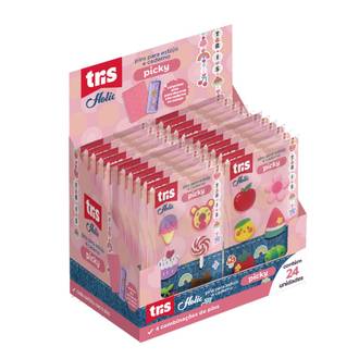 CARTELA PINS HOLIC PICKY C/6 - 912817 - DPL 24 - TRIS