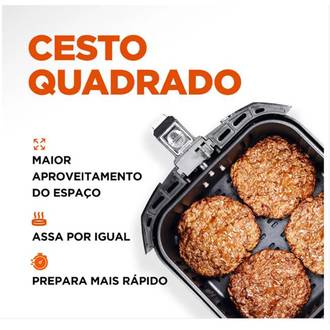 FRITADEIRA AIR FRYER 4L AFN-40-BFS 220V - PRETO - UN - MONDIAL
