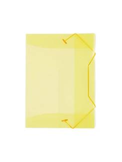 PASTA ELASTICO PLASTICA 1/2 MINI-1020 - AMARELO - PCT 10 - ACP