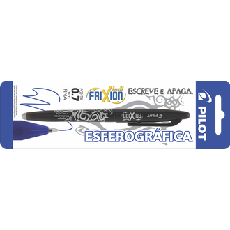 CANETA FRIXION BALL BL-FR7 0,7MM - PRETO - CX 12 - PILOT